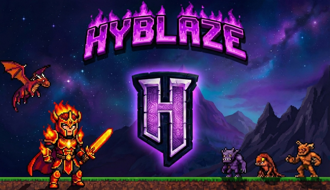 Banner del servidor Hytale HyBlaze